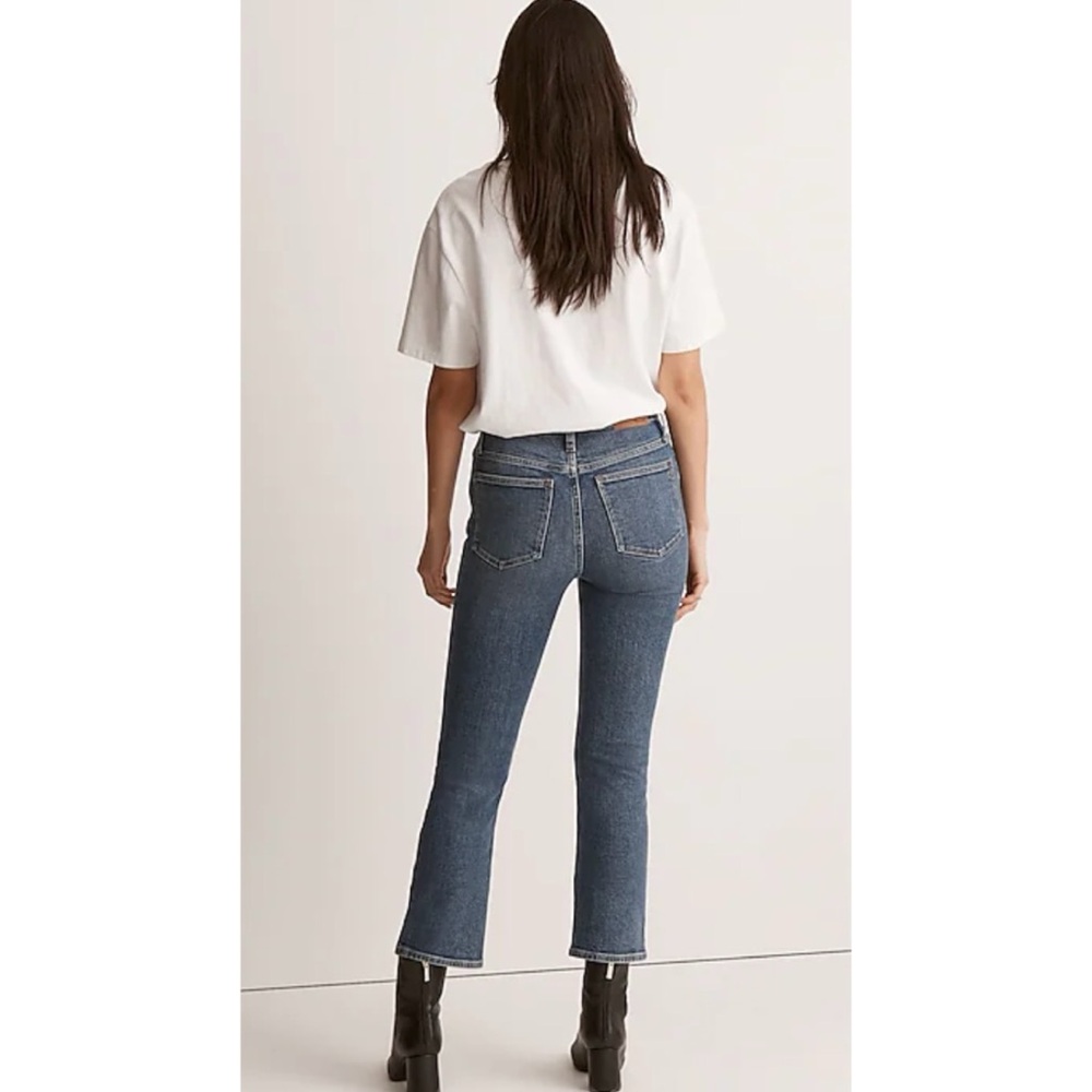 Madewell Cali Demi-Boot Cropped Jeans Size 27Petite - Picture 3 of 9